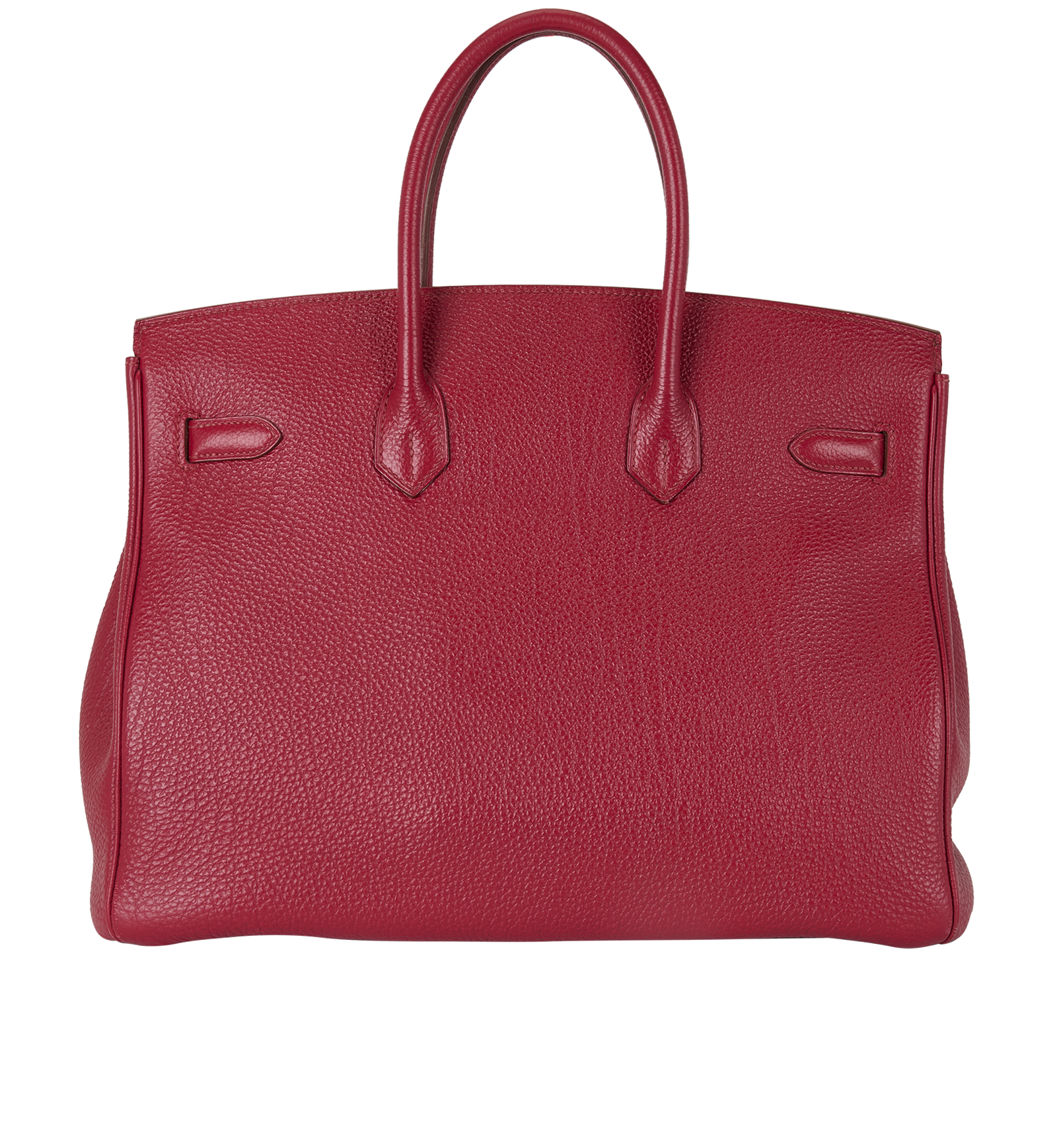 Birkin 35 in Togo Rubis, &pound;10,000, Handbags, Red, Leather, Back view